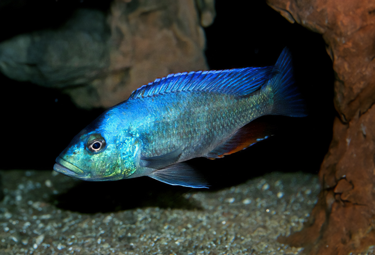 Foto på fisken Nimbochromis livingstonii