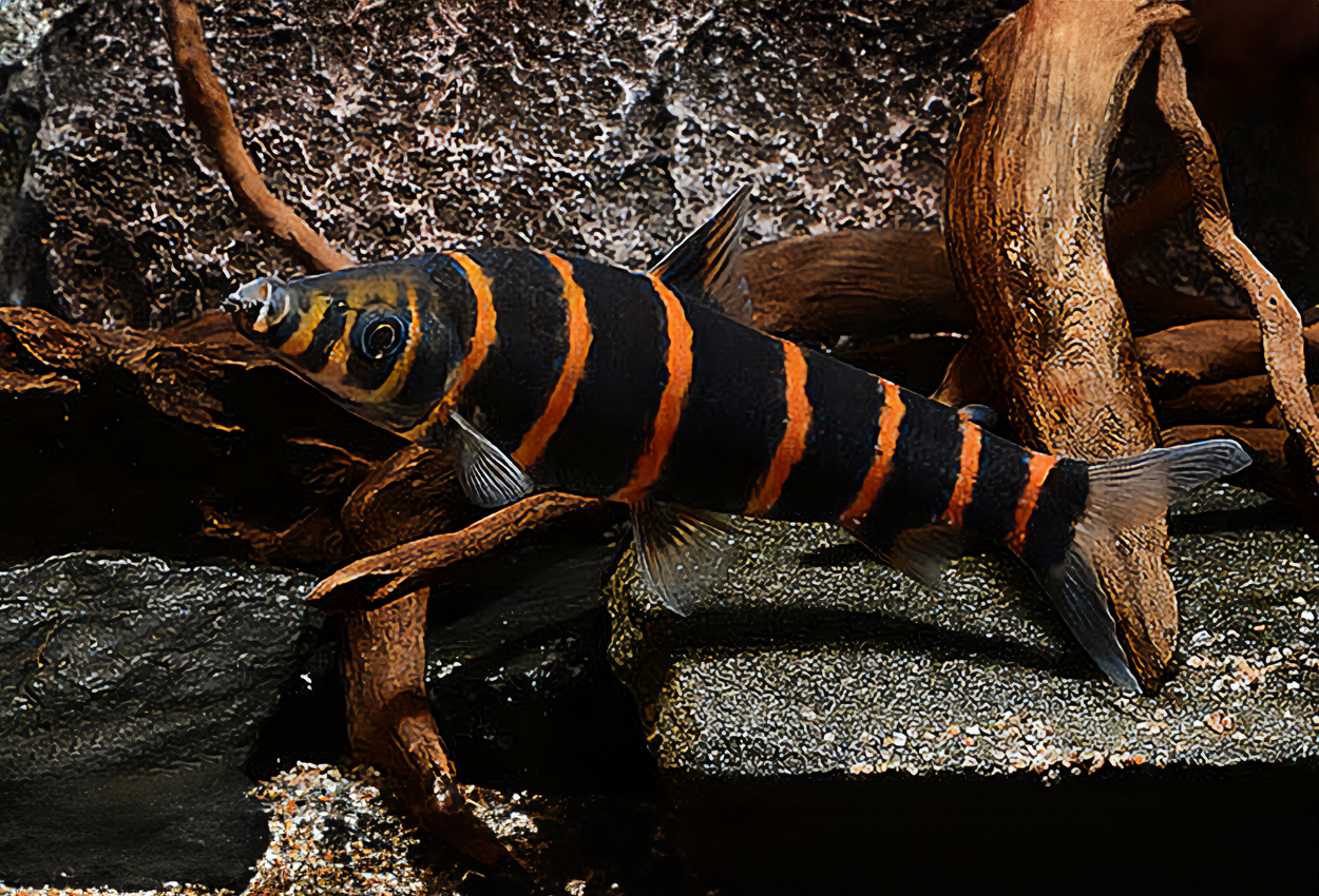 Foto på fisken Synaptolaemus latofasciatus