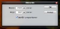 Storleksförändra bild