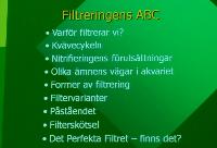 Ciklidstämman 2008 - lör - Filtreringens ABC